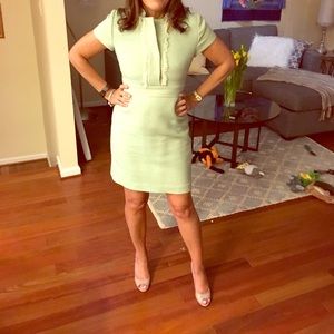 Fitted green dress